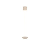 Eglo Lampadaire LED rechargeable sans fil Mannera-L, lampe sur pied | extérieure et intérieure, luminaire tactile à intensité variable, acier couleur sable, blanc chaud-froid, IP54