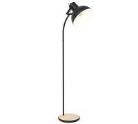 Eglo Lampadaire Lubenham, lampe sur pied vintage 1 flamme au design