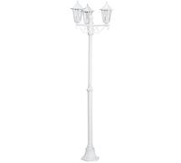 Eglo 22996 Laterna 5 Lampadaire d'extérieur 3-flamme Ø 55cm Blanc Clair