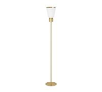 Lampadaire AGLIENTINA E27 1X40W en acier laiton brossé D200mm