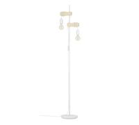 Eglo Lampadaire Townshend, lampe sur pied vintage 2 flammes au design