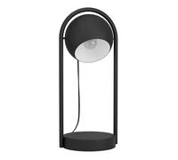 Lampe à poser MURNIA E14 1X40W en acier noir et blanc 190x165x430mm