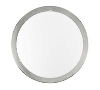 Applique/Plafonnier PLANET E27 1X25W en acier nickel mat D290mm