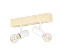 Eglo Lampe de plafond TOWNSHEND 3, 2 flammes spot de plafond vintage au