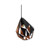 EGLO Lampe de table Carlton 1, lampe vintage 1 flamme, lampe de chevet en