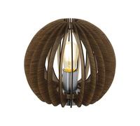 Eglo Lampe de Table Cossano - en Acier - 60 W - Diamètre : 26 cm - Nickel Mat