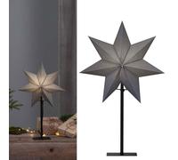 Eglo Lampe De Table Ozen En Papier Gris 55cm Max 25W E14 Avec Interrupteur