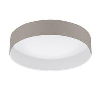 Eglo Lampe LED de plafond Pasteri, luminaire textile pour chambre, lampe de
