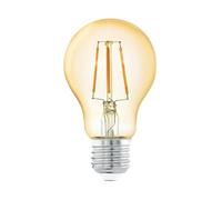 Ampoule LED E27 filament verre Retro Ampoule LED Edison, boule ambre, 4W 320lm 2200K blanc chaud, DxH 7,5x13,5 cm