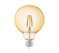 EGLO Lampe LED E27, ampoule Edison à incandescence, globe éclairage vintage