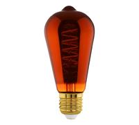 Ampoule LED E27 1X4W verre vaporisé cuivré