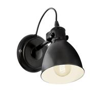 Eglo Lampe murale PRIDDY, applique murale à flamme au design industriel