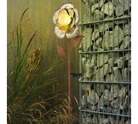 Lampe solaire plug-in LED fleurs décoration de jardin lampe de conception de fleurs de pointe de terre Eglo 48809