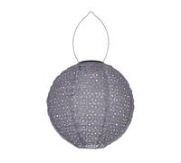 Eglo Lampion solaire extérieur Z_Solar, lampe d'extérieur pour jardin, déco balcon en plastique bleu pastel, blanc chaud, IP44