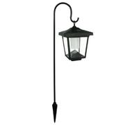 EGLO Lanterne solaire lanterne Z_Solar, lampadaire extérieur vintage avec | piquet, lampe de jardin noire, éclairage LED blanc chaud