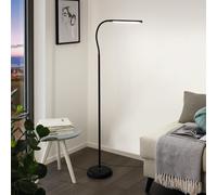 Lampadaire LAROA LED 4,2W en matière synthétique noir 535x215x1300mm
