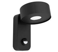 Applique extérieure PALOSCO IP44 LED 4,9W en acier galvanisé noir 115x0x170mm