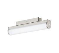 Applique CALNOVA IP44 LED 7W en acier nickel mat 350x50mm