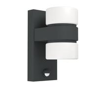 Eglo LED Applique murale extérieure Atollari, lampe 2 flammes avec