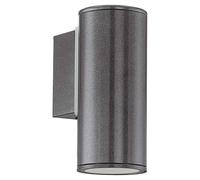 Applique extérieure RIGA IP44 GU10 1X2,8W en acier galvanisé gris anthracite 65x0x150mm
