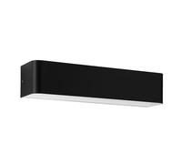 Eglo LED Applique murale intérieure Sania 4, éclairage up et down, lampe | murale en aluminium noir et blanc, spot pour entrée et salon, blanc chaud, 36,5 x 8 cm