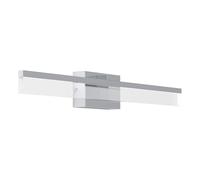 Eglo LED Applique murale Palmital, lampe miroir, applique en aluminium | métal et plastique, lampe de salle de bain chromée, LED pour pièces humides blanc chaud, IP44