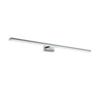 Eglo Applique murale Pandella 1 LED IP44 78 cm aluminium et plastique chromée/argentée/blanche