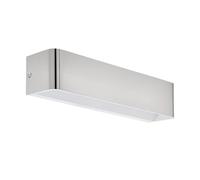 Eglo LED Applique murale Sania 4, applique 1 flamme, design minimaliste | spot mural intérieur en aluminium, lampe pour salon, lampe de couloir nickel mat, blanc, L 36,5 cm