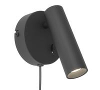 Eglo LED Applique murale Valproto avec projecteur orientable intérieur | Applique murale acier noir, lampe lecture avec interrupteur, température couleur réglable 2700-6500K