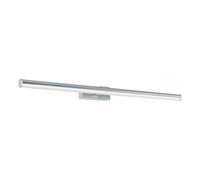 Eglo LED Applique Vadumi, lampe miroir, applique murale en plastique, lampe | de salle de bain chromée et blanche, LED pour pièces humides lumière neutre, IP44, L 78 cm