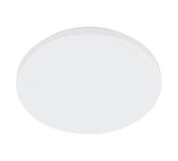 Applique/Plafonnier FRANIA IP44 LED 14,6W en acier blanc D330mm