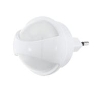 Eglo LED lampe prise Tineo, lampe prise avec fonction veilleuse et capteur