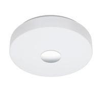 EGLO LED Plafonnier Beramo-C, lampe de plafond dimmable, acier blanc | plastique blanc RGB, blanc chaud-blanc froid