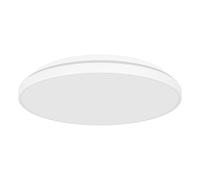 Eglo LED Plafonnier Crespillo, luminaire plafond 1 flamme en acier et plastique, lampe de plafond blanche, lampe LED montage surface blanc neutre, Ø 24 cm