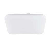 Applique/Plafonnier FRANIA IP44 LED 14,6W en acier blanc 330x330x70mm
