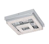 Eglo LED Plafonnier Fradelo, lampe de plafond 2 flammes, lampe de salon en