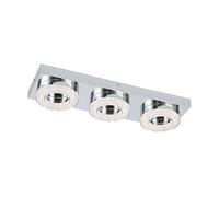 Eglo LED Plafonnier Fradelo, lampe de plafond 3 flammes, lampe de salon en