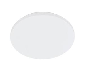 Eglo LED plafonnier Frania, lampe salle de bain, applique murale acier et plastique blanc, luminaire plafond pour bain cuisine, lumière blanc neutre, IP44, Ø 33 cm