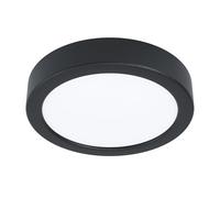 Eglo LED Plafonnier Fueva 5, Ø 16 cm, lampe murale 1 flamme en acier avec