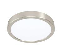 Luminaire en saillie FUEVA 5 LED 17W en acier nickel mat D210mm