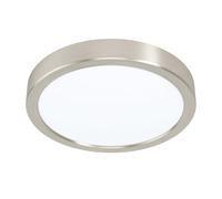 Luminaire en saillie FUEVA 5 LED 17W en acier nickel mat D210mm