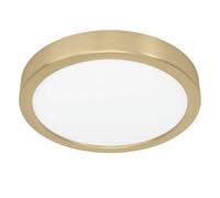 Luminaire en saillie FUEVA 5 LED 17W en acier laiton brossé D210mm