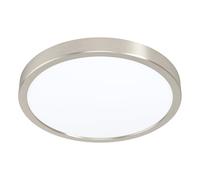 Luminaire en saillie FUEVA 5 LED 20,5W en acier nickel mat D285mm