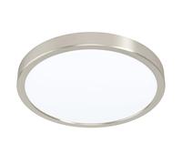Luminaire en saillie FUEVA 5 LED 20,5W en acier nickel mat D285mm