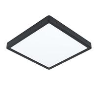 Luminaire en saillie FUEVA 5 LED 20,5W en acier noir 285x285x28mm
