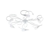 EGLO LED Plafonnier Gerbera 2, lampe de plafond 6 flammes classique, rétro