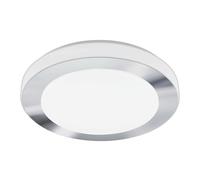 Applique/Plafonnier LED CARPI IP44 LED 3X7,3W en acier blanc et chrome D385mm