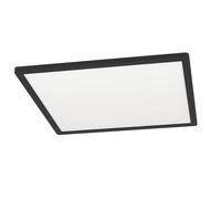 Eglo LED Plafonnier Rovito-Z, éclairage connecté Zigbee Smart Home | Compatible Alexa, plafonnier dimmable, plastique noir et blanc, RGB, blanc chaud-froid