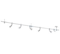 Eglo LED plafonnier Vilanova, plafonnier 5 flammes, spot, projecteur de plafond en aluminium et acier, lampe de cuisine en chrome, lampe de salon, spots LED in mpoules GU10