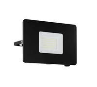 Eglo LED projecteur extérieur Faedo 3, lampe murale 1 flamme en aluminium | couleur blanche, verre transparent, 50 watts, IP65